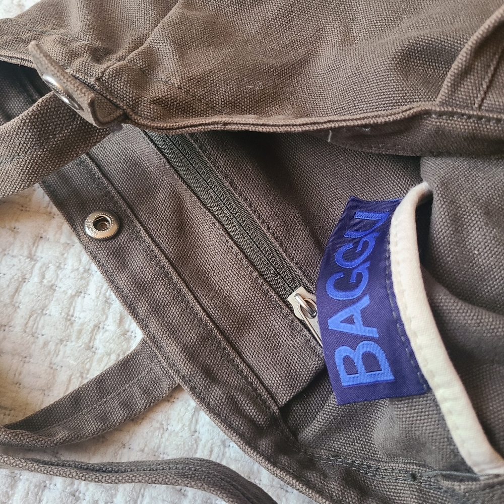 Baggu Army Green 100% Cotton Bag - Picture 8 of 10